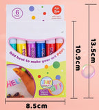 🔥 50% RABATT 🎨 Bubble Pens – 6 Farger med Varmeaktivert 3D-Effekt