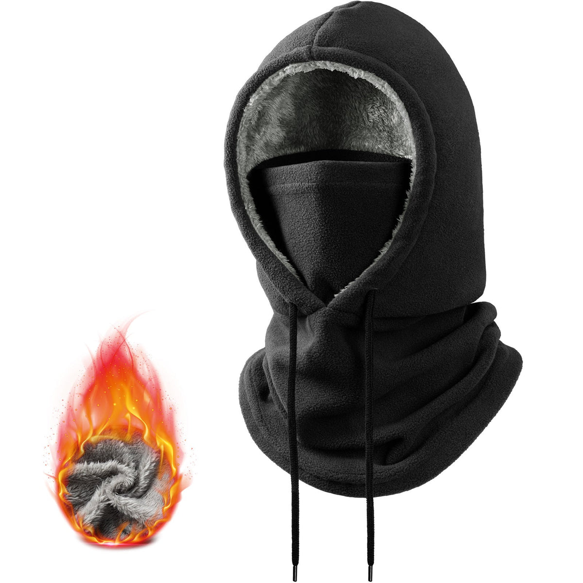 ❄️ 50% RABATT | Varm fleece-balaklava – vindtett ansiktsmaske med justerbar passform