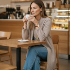 🔥 50% RABATT | Elegant 3-delt sett med lang cardigan, topp & vide bukser