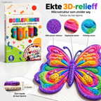 🔥 50% RABATT 🎨 Bubble Pens – 6 Farger med Varmeaktivert 3D-Effekt