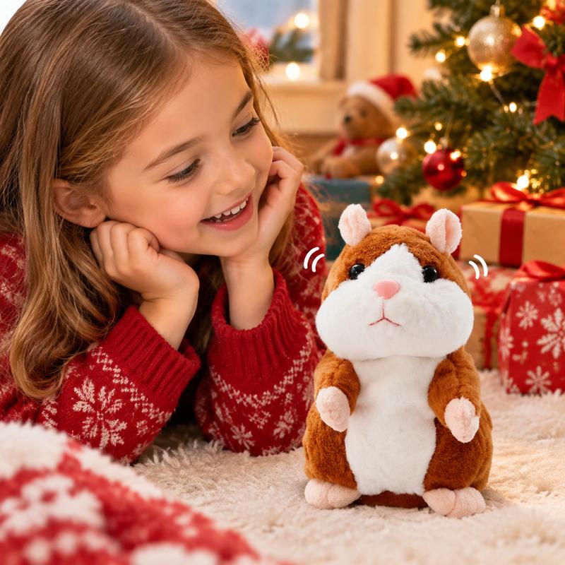 🐹 Spesialtilbud på siste dag – 50 % rabatt! ✨Snakkende hamster-kosedyr – gjentar alt du sier, nikker automatisk med hodet, kjempemorsomt for både barn og voksne.🎁