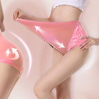 🔥 50% RABATT 💝 Plus Size Høytlivstruser i Myk Bomull – Lekkasjesikkert Beskyttelse & Maksimal Komfort hele Dagen! 🩷