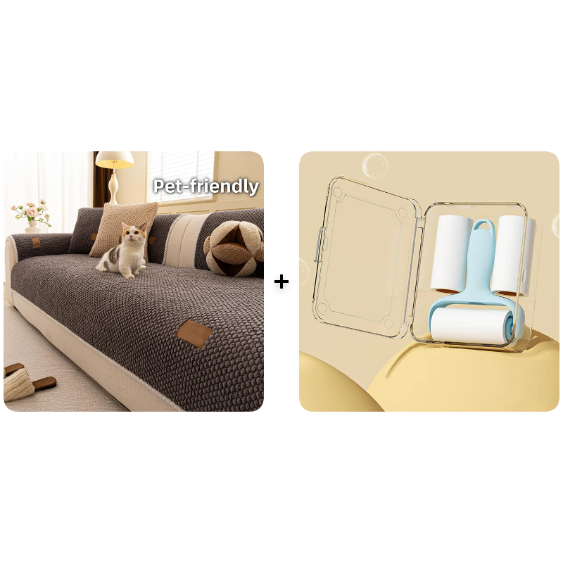🛋️ 50% RABATT – Tykt sklisikkert sofatrekk | Ultramykt, vaskbart og ripebestandig