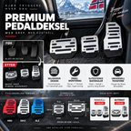 🚗 🔥 50% RABATT | Sklisikkert pedalsett til bil – sporty design & bedre grep