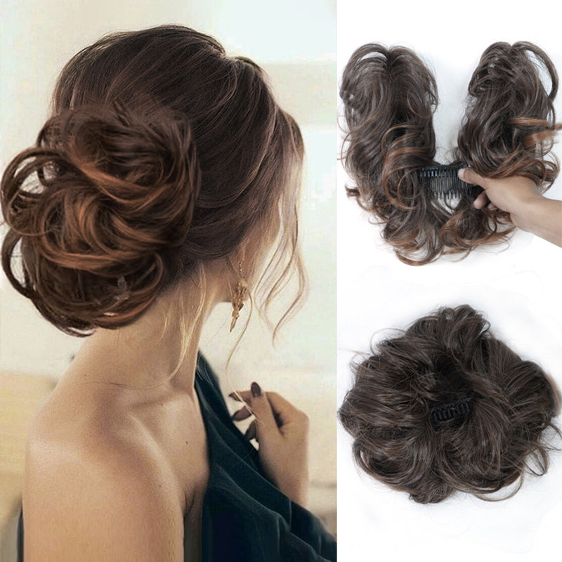 🌸 50% OFF NOW! 🌸Messy Side Comb Clip In Bun Hair Accessory