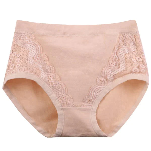 🔥 50% RABATT 💝 Plus Size Høytlivstruser i Myk Bomull – Lekkasjesikkert Beskyttelse & Maksimal Komfort hele Dagen! 🩷
