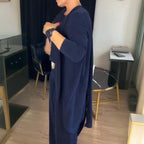 🔥 50% RABATT | Elegant 3-delt sett med lang cardigan, topp & vide bukser