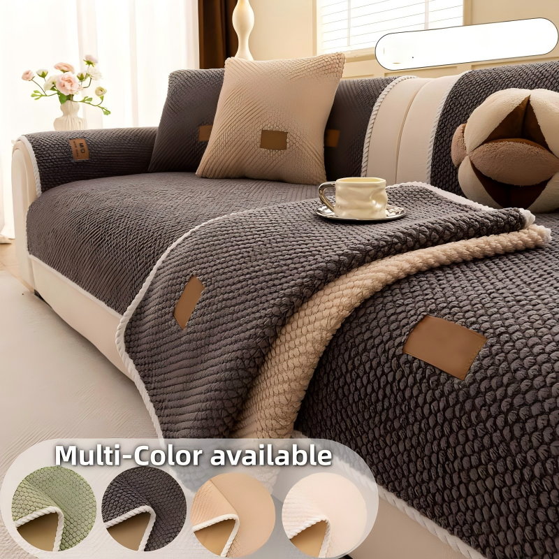 🛋️ Tykt sklisikkert sofatrekk – ultramyk komfort, ripebestandig, vaskbart. Perfekt for hjem med barn og kjæledyr! ✨🐾