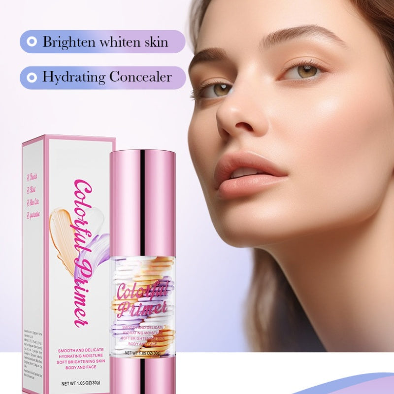 💗 50 % RABATT – 3-i-1 Primer for Ansiktet | Fukt, Jevnere Hudtone & En Glattere Makeupbase