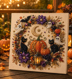 🎃 50 % RABATT ✨ Halloween Diamantmaling – Spøkelser, Hekser & Magiske 3D-motiver