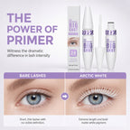 🔥 50% RABATT 👁️ Volumgivende Mascara Primer – 24T Hold, Smudge-Proof & Ekstra Lengde
