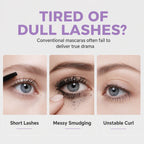 🔥 50% RABATT 👁️ Volumgivende Mascara Primer – 24T Hold, Smudge-Proof & Ekstra Lengde