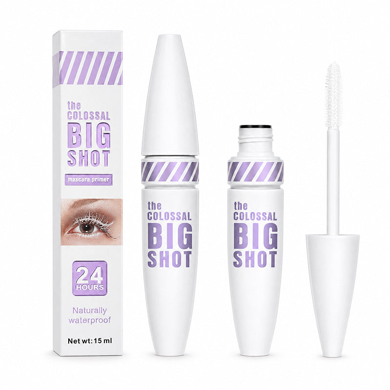🔥 50% RABATT 👁️ Volumgivende Mascara Primer – 24T Hold, Smudge-Proof & Ekstra Lengde