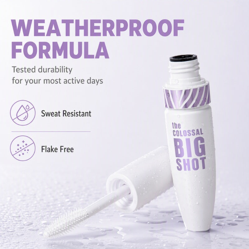 🔥 50% RABATT 👁️ Volumgivende Mascara Primer – 24T Hold, Smudge-Proof & Ekstra Lengde