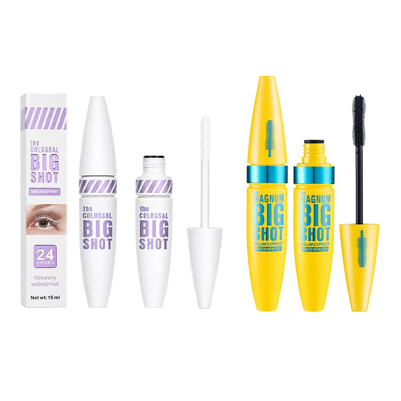🔥 50% RABATT 👁️ Volumgivende Mascara Primer – 24T Hold, Smudge-Proof & Ekstra Lengde