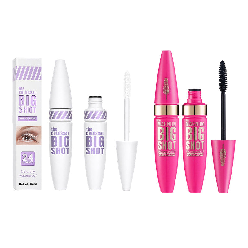 🔥 50% RABATT 👁️ Volumgivende Mascara Primer – 24T Hold, Smudge-Proof & Ekstra Lengde