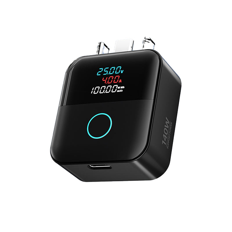 🔥 50% RABATT 🔋 Smart USB-C Ladebeskytter med LED-display – Opptil 140W, Automatisk Frakobling & Temperaturkontroll