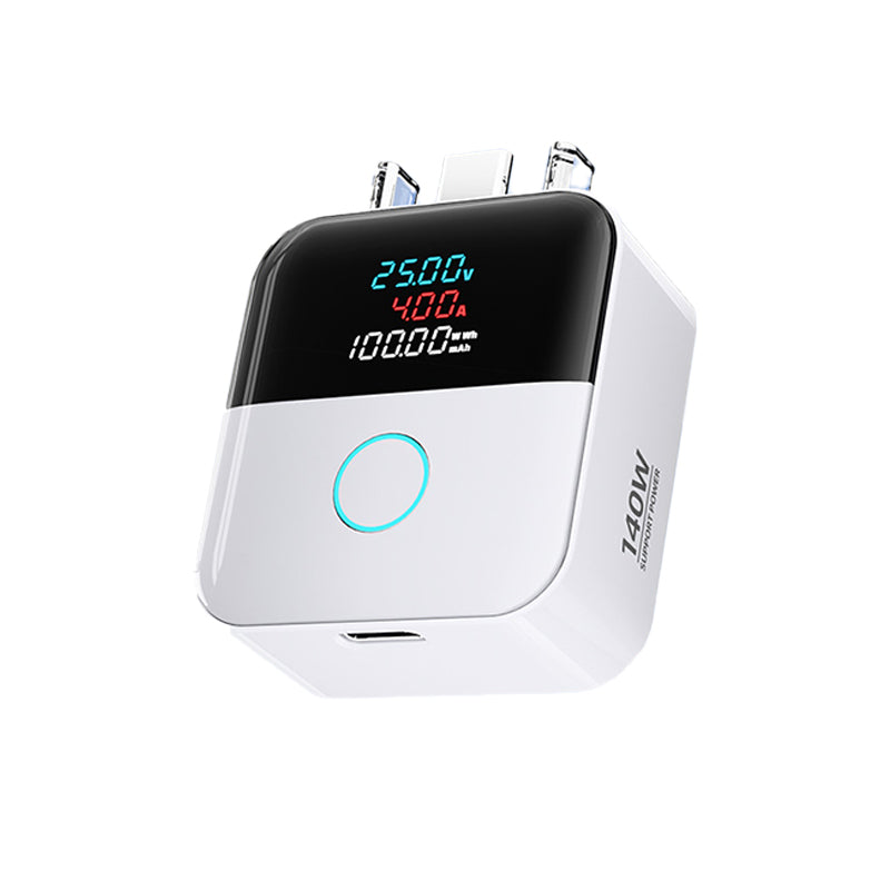 🔥 50% RABATT 🔋 Smart USB-C Ladebeskytter med LED-display – Opptil 140W, Automatisk Frakobling & Temperaturkontroll