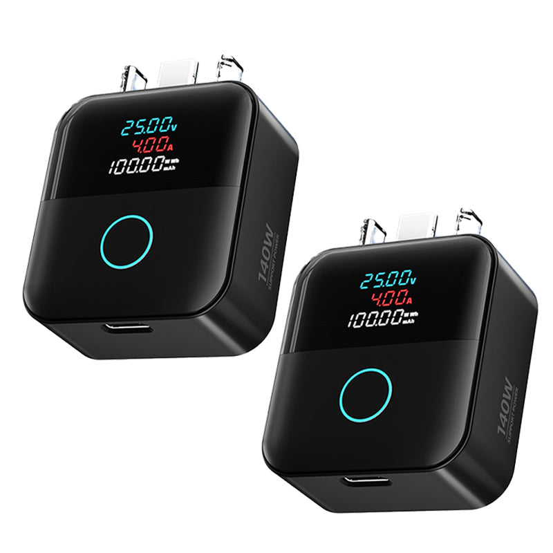🔥 50% RABATT 🔋 Smart USB-C Ladebeskytter med LED-display – Opptil 140W, Automatisk Frakobling & Temperaturkontroll