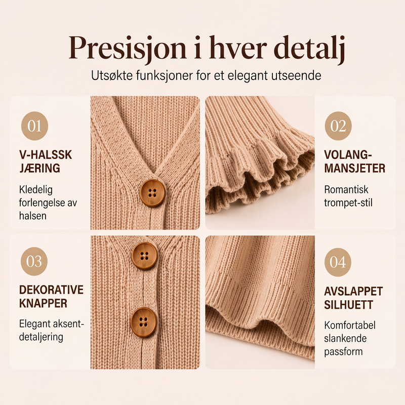 🔥 OVER 40% RABATT 🍂 Damegenser med V-hals – Avslappet Passform, Enkel å Style & Perfekt til Hverdags