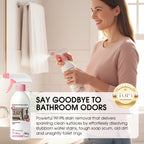 🔥 OVER 40% RABATT 🚿 Allsidig Baderomsrengjøringsspray – Mot Kalk, Såperester & Vannflekker