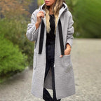 ❄️ VINTERTILBUD – 50% RABATT 🧥 Trendy Hettejakke til Dame – Varm, Myk & Praktisk med Glidelås og Lommer