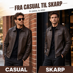 🔥 50% RABATT 😎 Raffinert Urban Skinnlook-jakke til Herre – Skarp, Allsidig & Enkel å Style