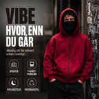 🔥 50% RABATT 😎 Hettegenser med Glidelås & Dobbel Hette til Herre – Avslappet, Moderne & Enkel å Style