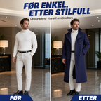 🔥 50% RABATT 🧥 Elegant Herrefrakk – Raffinert Passform, Behagelig Varme & 12 Farger