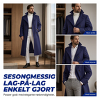 🔥 50% RABATT 🧥 Elegant Herrefrakk – Raffinert Passform, Behagelig Varme & 12 Farger