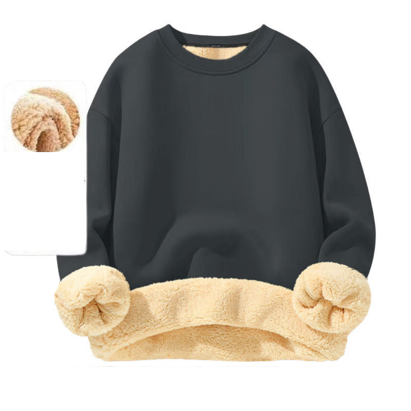 🔥 50 % RABATT 🧥 Fleecefôret Herregenser med Rund Hals – Myk & Varm