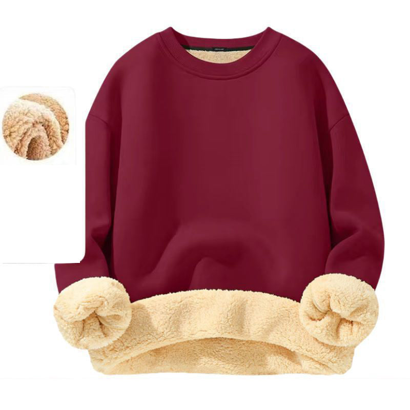 🔥 50 % RABATT 🧥 Fleecefôret Herregenser med Rund Hals – Myk & Varm