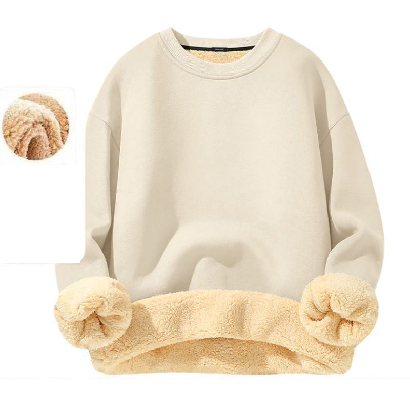 🔥 50 % RABATT 🧥 Fleecefôret Herregenser med Rund Hals – Myk & Varm