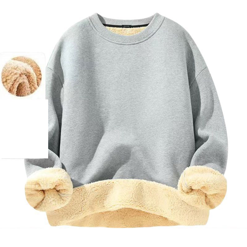 🔥 50 % RABATT 🧥 Fleecefôret Herregenser med Rund Hals – Myk & Varm