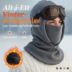🔥 Spar 53% | ❄️ Varm Balaklava med Justerbar Snøring – Ansikts- og Halsbeskyttelse