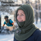 🔥 Spar 53% | ❄️ Varm Balaklava med Justerbar Snøring – Ansikts- og Halsbeskyttelse