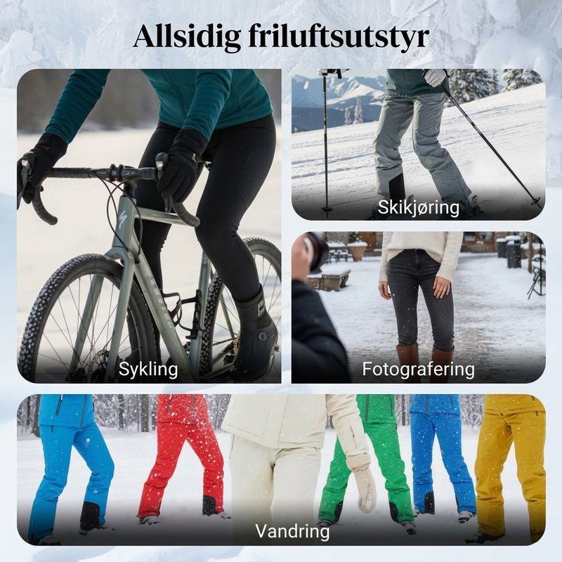🔥 Spar 53% | ❄️ Varm Balaklava med Justerbar Snøring – Ansikts- og Halsbeskyttelse