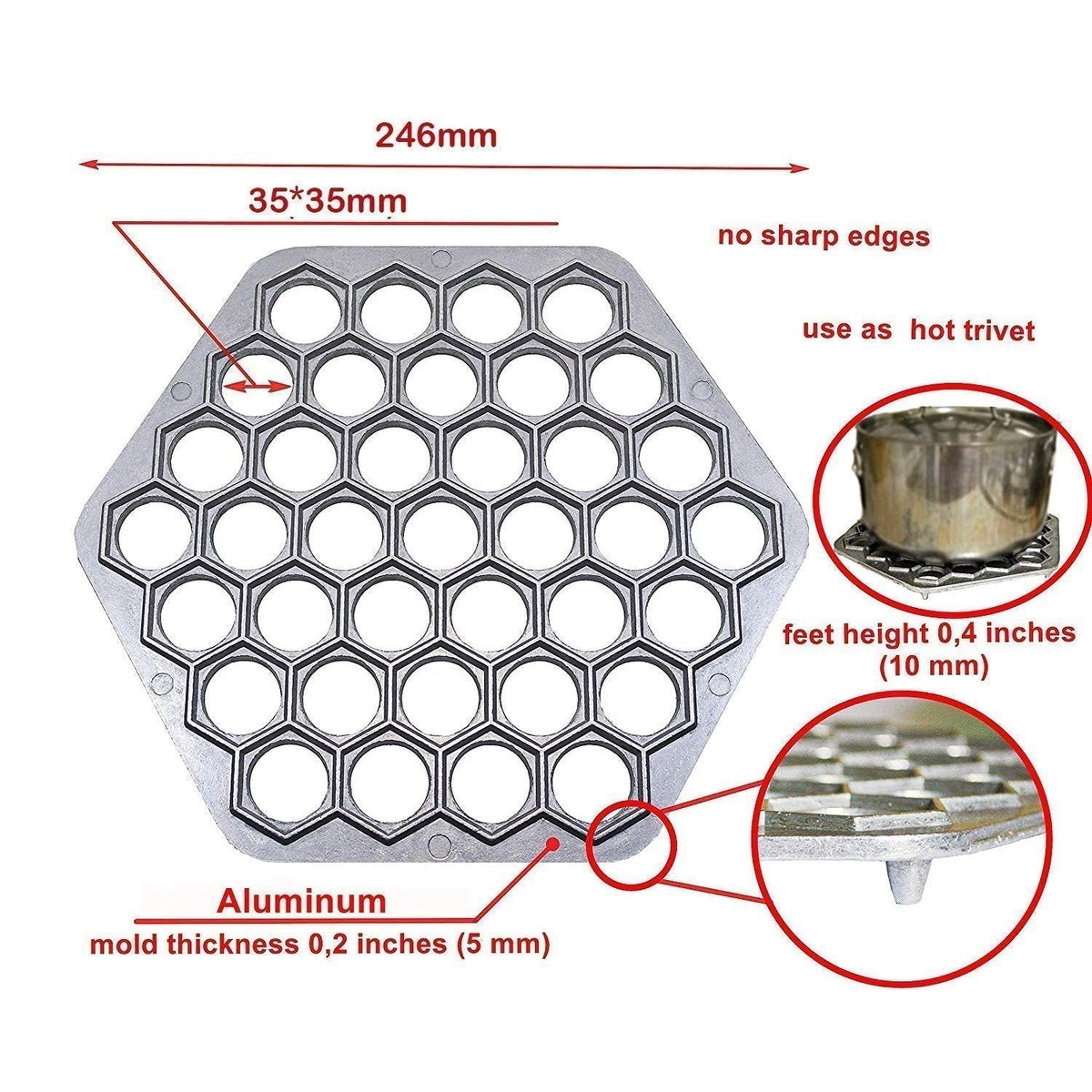 🔥 50% RABATT🥟 Lag 37 Dumplings På Sekunder – Praktisk Dumplingform for Familien