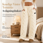🔥 50% RABATT | Dame Termobukser Med Mykt Fleecefôr – Varme & Komfortable Vinterbukser