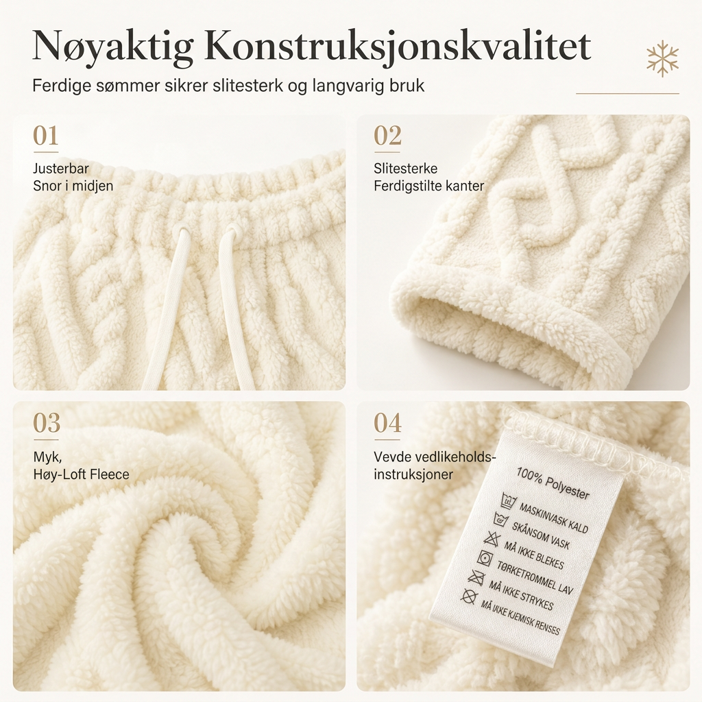🔥 50% RABATT | Dame Termobukser Med Mykt Fleecefôr – Varme & Komfortable Vinterbukser