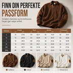🍂 50% RABATT | Klassisk Kabelstrikk Genser For Menn – Elegant Høst & Vinterstil