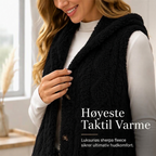 🤍 50% RABATT | Koselig Fleece Vest Med Hette – Perfekt For Kalde Dager