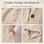 🤍 50% RABATT | Koselig Fleece Vest Med Hette – Perfekt For Kalde Dager
