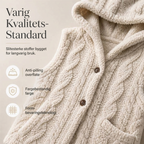 🤍 50% RABATT | Koselig Fleece Vest Med Hette – Perfekt For Kalde Dager
