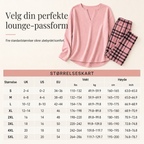 Sett med strikket topp og rutete leggings for kvinner