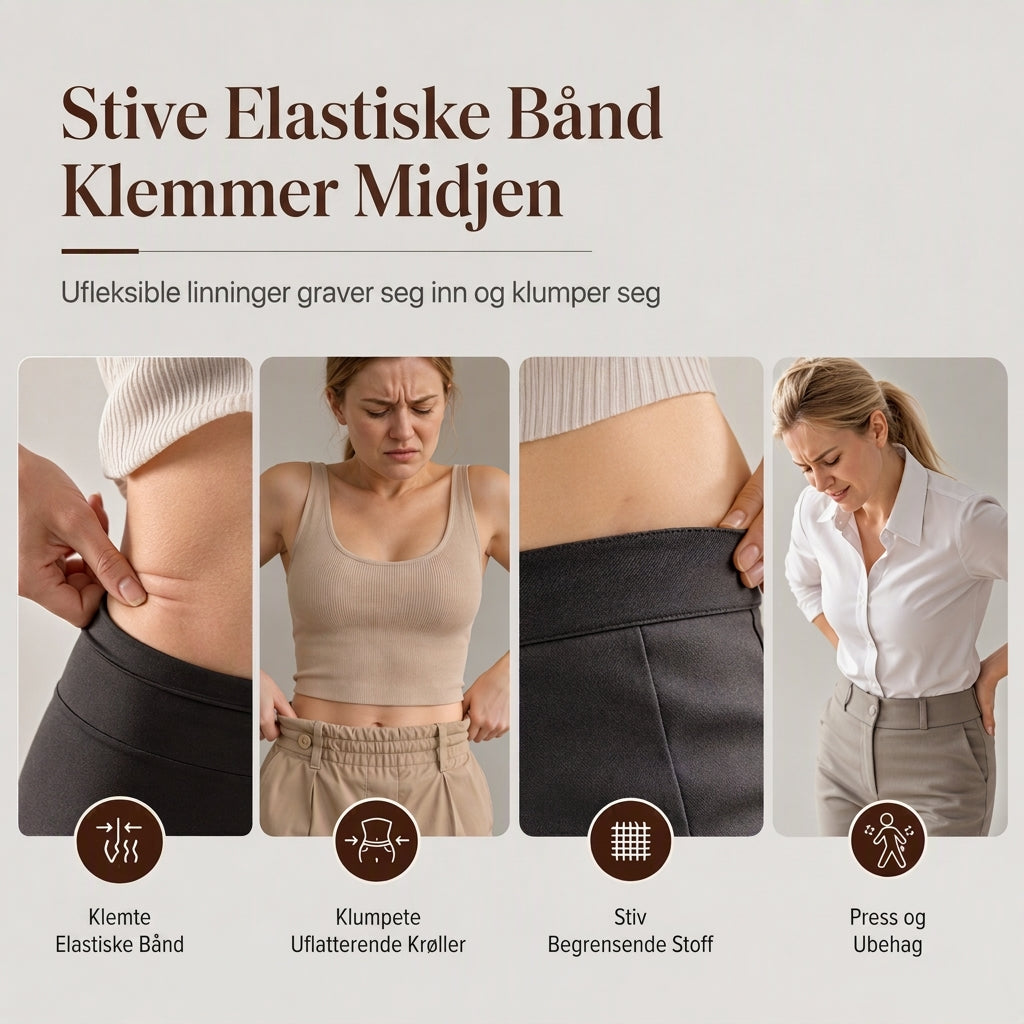 Høyt midjert prikkete plissert skjørt for kvinner