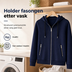 🔥 50% RABATT 👚| Premium hettejakke for dame – Hel glidelås & sikre glidelåslommer