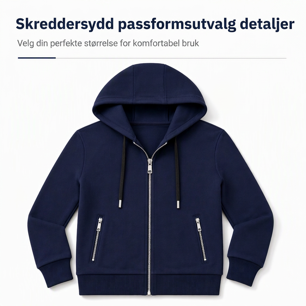 🔥 50% RABATT 👚| Premium hettejakke for dame – Hel glidelås & sikre glidelåslommer