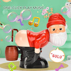 🎅 50% RABATT | Morsom nisse-boblemaskin – Bobler, musikk & lys til jul