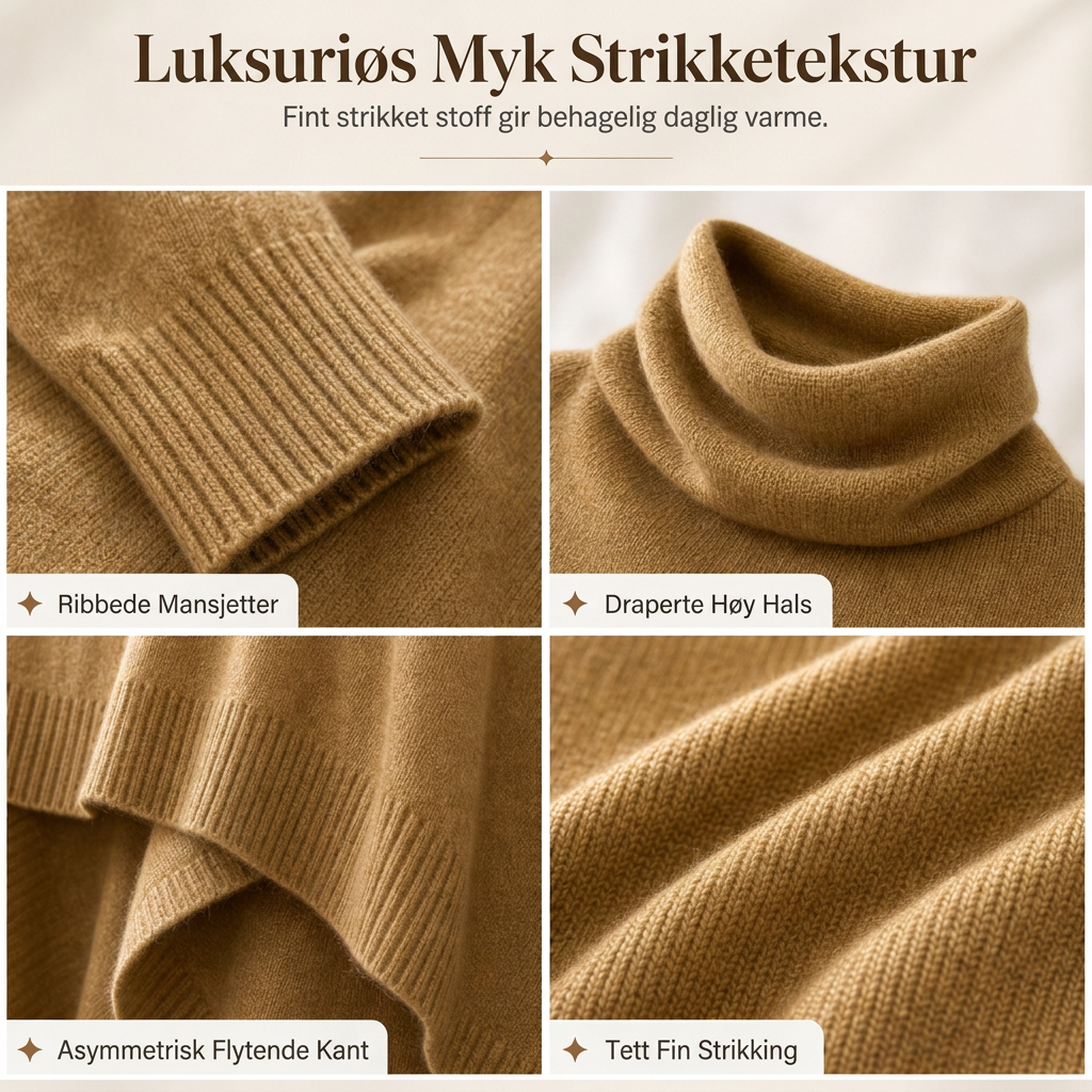 🔥 50% RABATT | Elegant strikket sjal med løs og flatterende passform